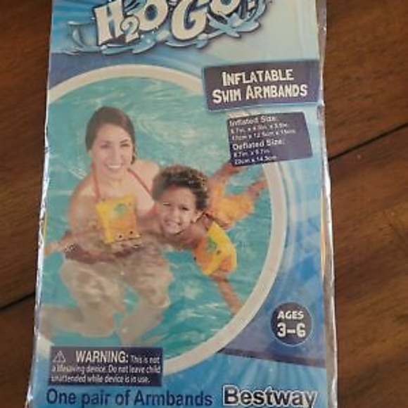 Pineapple Swim Inflatable Armbands New - Picture 1 of 7